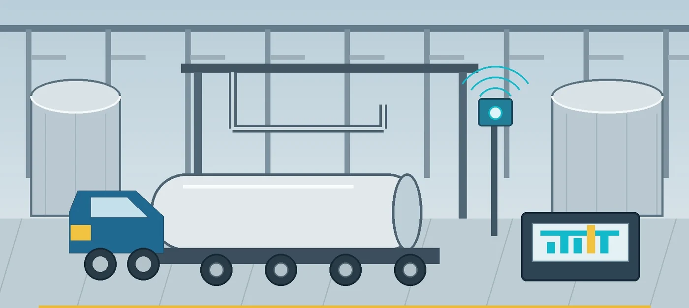 Illustrated vehicle and fuel-operation monitoring scenario