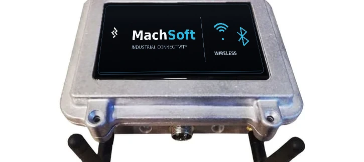 Industrial gateway hardware shown in the company presentation